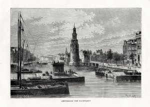 The Kalkmarkt, Amsterdam, Holland, 1879 by Taylor