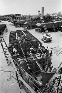 Promecan Boatyard, Port of Callao, Purse Seine Fishing Boats are Constructed