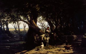 Ardenza or Olive Grove in Antignano by Telemaco Signorini