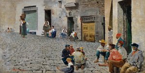Sailors in Riomaggiore