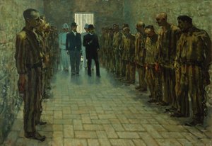 The Prison of Portoferraio, Elba Island by Telemaco Signorini