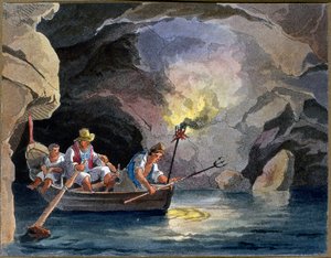 Night fishing by Teodoro Guglielmo Witting