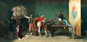 The sack of Rome by Teofilo Patini