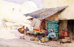 A Street Corner, Kairouan by Terrick Williams