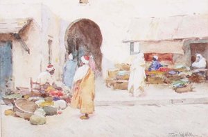 Fruitsellers, Kairouan by Terrick Williams