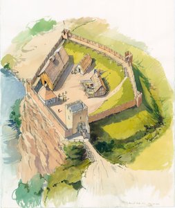 Barnard Castle, Durham, c1100 by Terry Ball