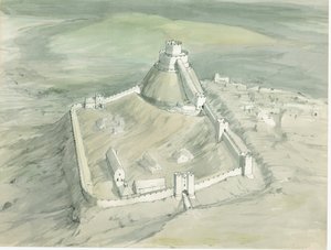 Launceston Castle, Weston Road, Launceston, Cornwall by Terry Ball