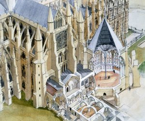 Westminster Abbey, Chapter House, c16th century, c1990-2010 by Terry Ball