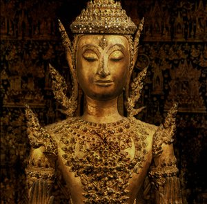 Buddha standing in Abhaya mudra, Rattanakosin style, mid 19th century