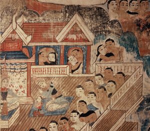(detail) Mural by Thai School