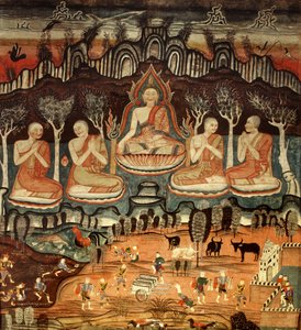The First Sermon and Khattana Kuman Jataka, 1867