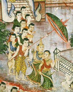 Wiharn Laikarn, episode from Jataka Sang Thong by Thai School