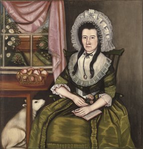 Mrs. Hezekiah Beardsley by The Beardsley Limner