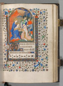 Book of Hours (Use of Paris): Fol. 67r, Adoration of the Magi by The Bedford Master