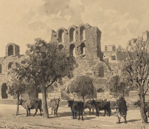 Theater of Herodes Atticus by Themistocles von Eckenbrecher
