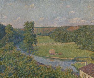 The Valley of the Sambre by Théo van Rysselberghe