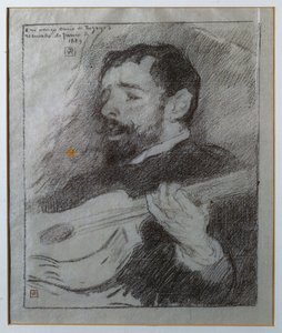 Guitarist by Théo van Rysselberghe