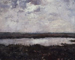 Pond in the Kempen by Théo van Rysselberghe
