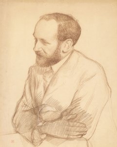Portrait of Henri Ghéon by Théo van Rysselberghe