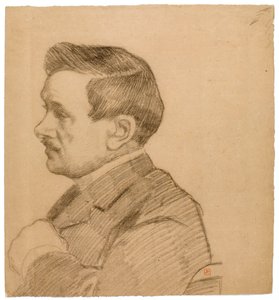 Portrait of Maurice Maeterlinck by Théo van Rysselberghe