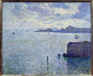 Sailboats and estuary