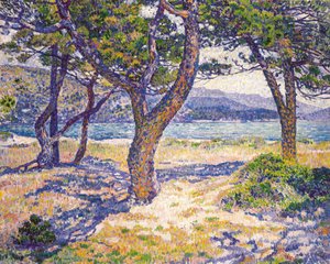 The Mediterranean at Le Lavandou by Théo van Rysselberghe