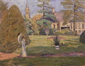 Manor House in Langen (In the Park) by Theo von Brockhusen