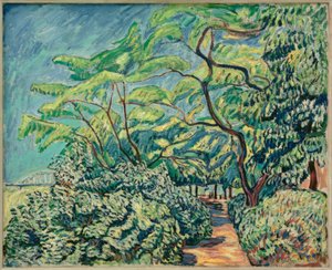 Road to Baumgartenbrück by Theo von Brockhusen