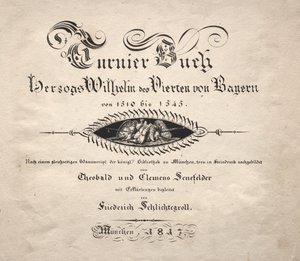 Book on Tournaments: Title Page