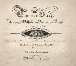 Book on Tournaments: Title Page