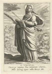 Saint Ursula (Female Saints Series) (Speculum Illustratum Virginum Series) by Theodoor Galle