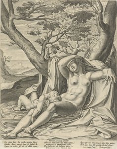 Sleeping Venus and Cupid
