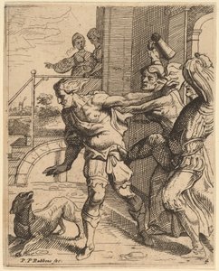 The Prodigal Son Driven from the Tavern by Theodoor van Thulden after Sir Peter Paul Rubens