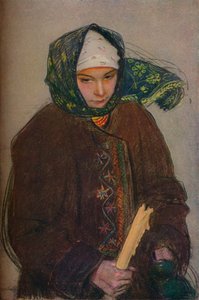 A Ruthenian Peasant Girl by Theodor Axentowicz