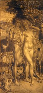 The Three Ages of Life (left panel) by Theodor Baierl
