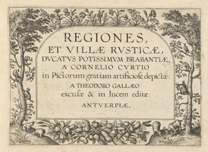 Title Page for "Regions and Rustic Villas"