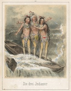 The Three Indians by Theodor Hosemann
