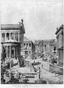The Roman Forum of Antiquity, 1914 by Theodor Josef Hubert Hoffbauer