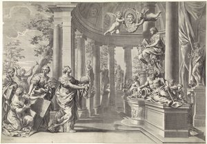 Allegorical Representation: The Temple of Wisdom (Sapienta) by Theodor Matham
