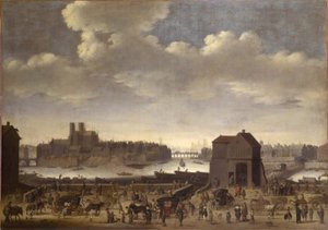 The Quai and the Pont de la Tournelle, ca. 1646