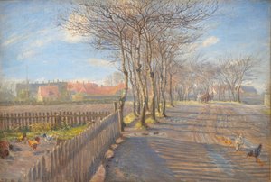 Country Lane with Trees, Kastrup