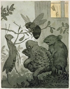 A Serenade by Theodor Kittelsen