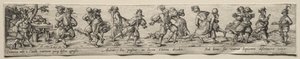 Dance of Peasants by Theodor de Bry