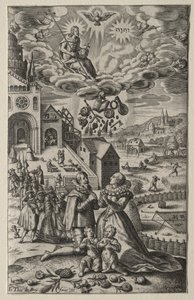 Prayer by Theodor de Bry