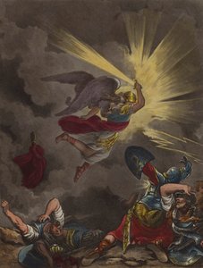 Angel of the Lord slaying the Assyrians by Theodore (after) Lane