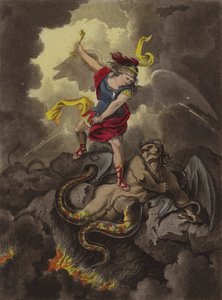 Satan chained by Theodore (after) Lane