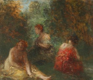 The Bathers, c.1871-74 by Theodore Fantin Latour