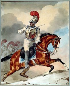 Carabinier Officer Giving the Order to Charge