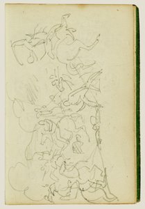 Cavalry Battle by Theodore Gericault