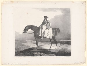 English Horse Mounted by a Jockey